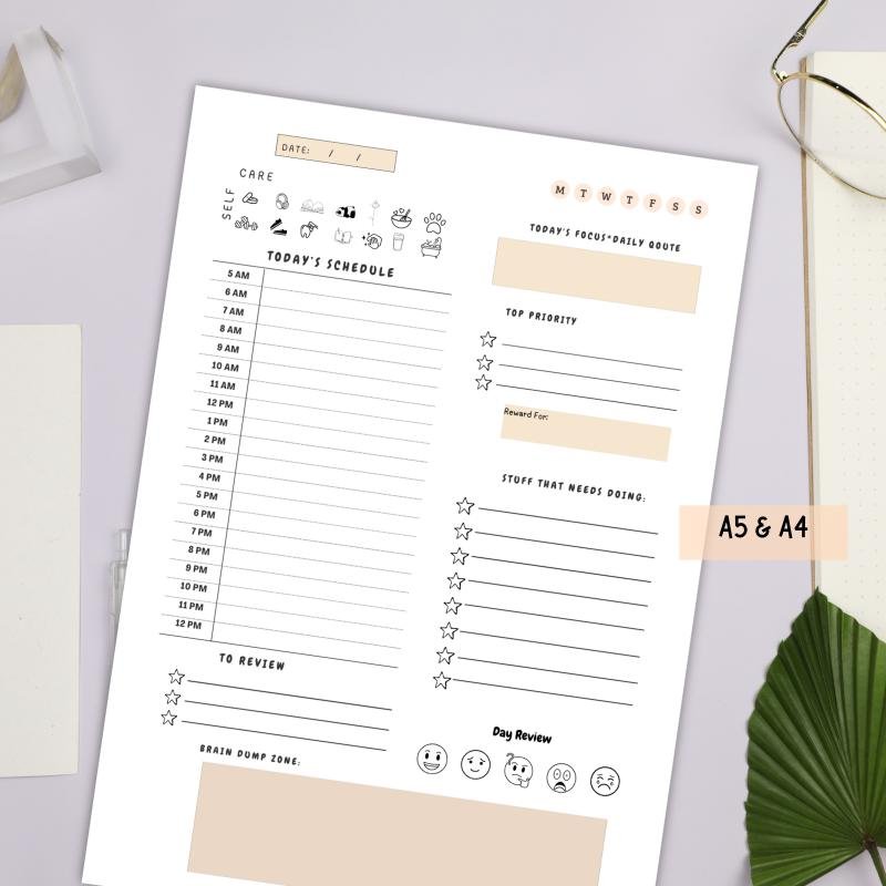Digital student planner daily planner 2