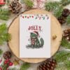 grinch inspired grumpy card christmas card