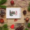 grinch inspired grumpy card christmas card