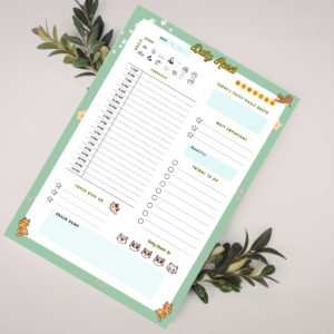 Cat Daily Planner Notepad 2