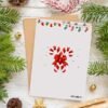 grinch inspired grumpy card christmas card back