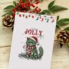 grinch inspired grumpy card christmas card
