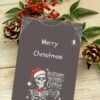 coffee christmas card Halloween
