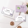 Lavender Dill-icious Baby Shower Invitation Kit — Kawaii Pickle Theme
