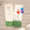Meadow Handprint Keepsake Bookmark — Printable Baby Keepsake