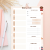 Dog Weekly planner notepad closeup 2