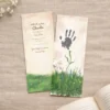 Meadow Handprint Keepsake Bookmark — Printable Baby Keepsake