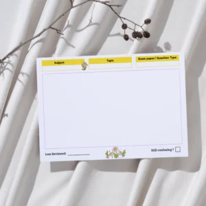 Sunny Study Stack - Blank